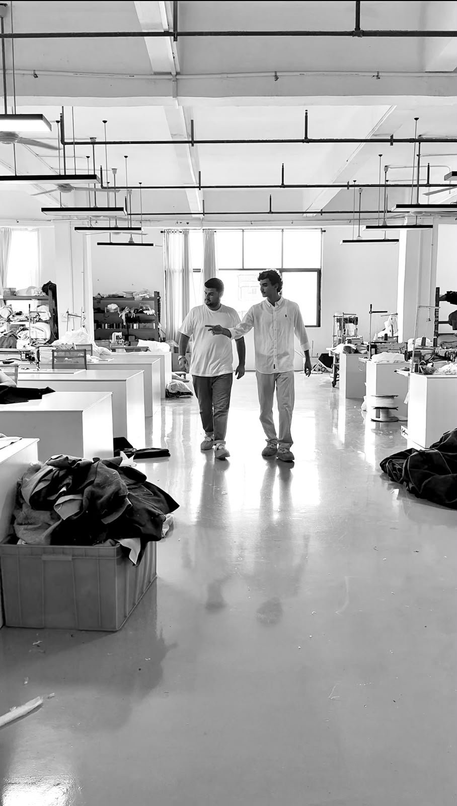 Yoni et Chai en visite d'usine à Foshan